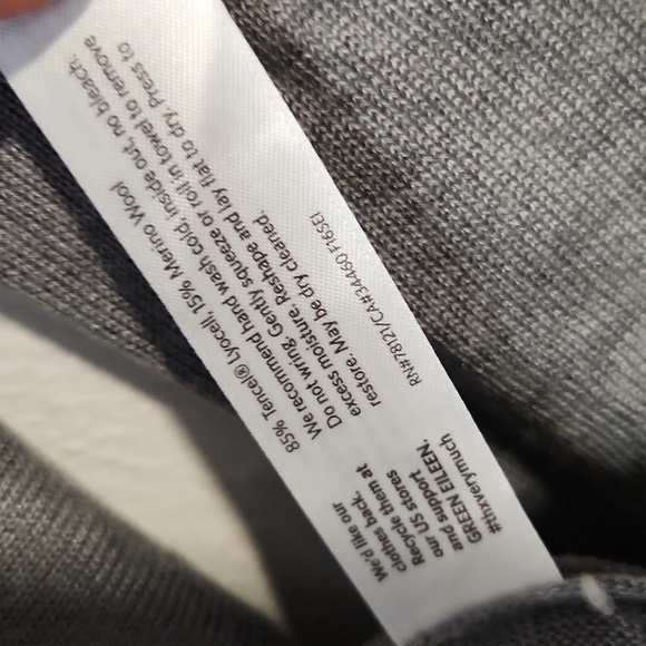 🖤 Eileen Fisher Lana Merino Lyocell TENCEL® Sweater – Gray, Size SP 🖤 - Picture 7 of 9